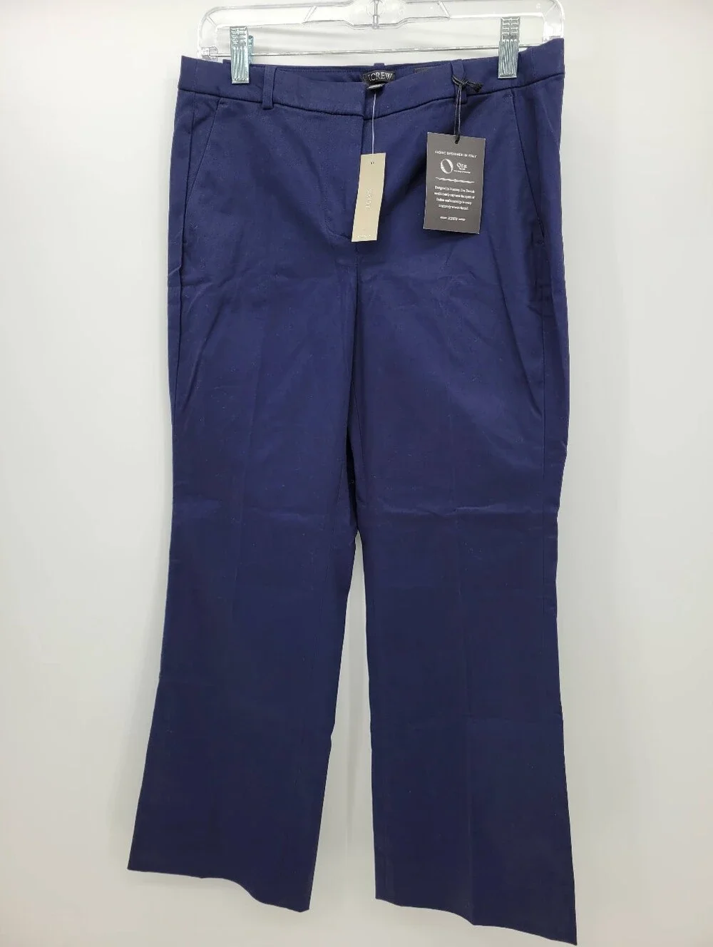 J.Crew Petite Kaya pant in sateen in deep marina 2 Petite CS999